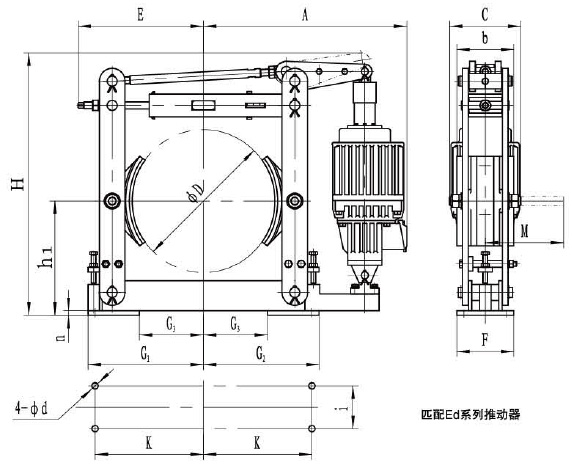 YWZ4系列电力液压鼓式制动器
