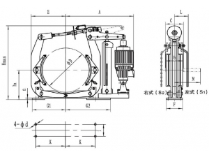 YW系列电力液压鼓式制动器