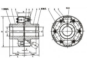 弹性块联轴器