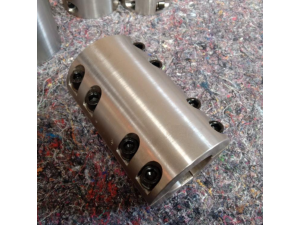 45#圆钢夹壳联轴器 立式安装JQ型刚性联轴器 JQW型夹壳连接器